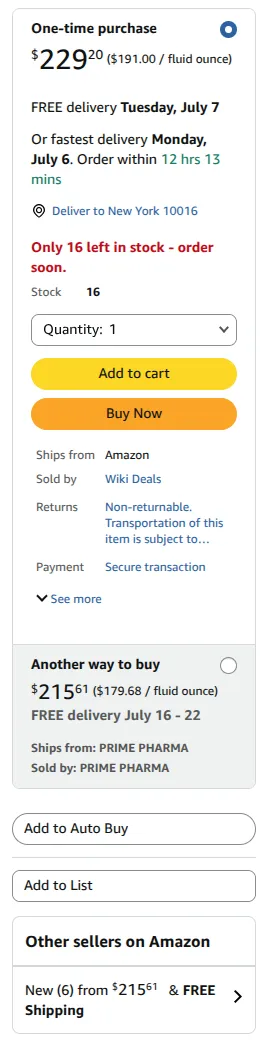 Amazon buy box